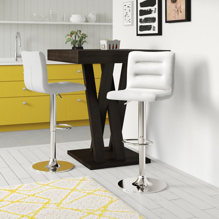 Claudine swivel adjustable discount height bar stool